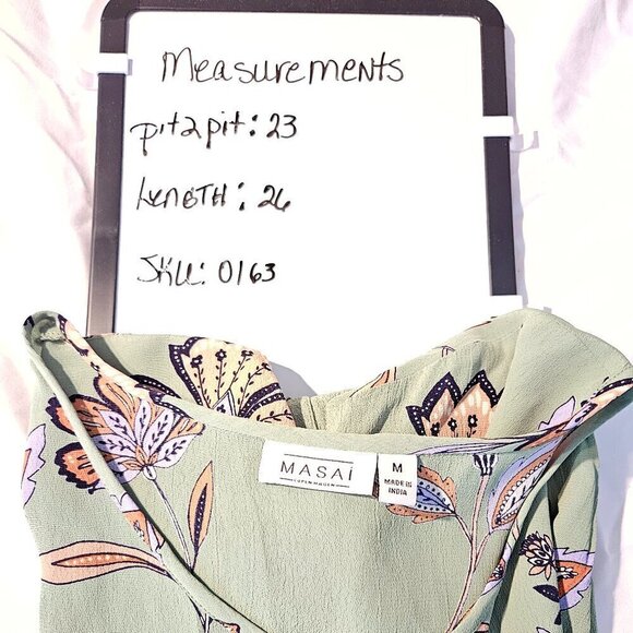 Masai Idali Peplum Blouse MED - Picture 7 of 7